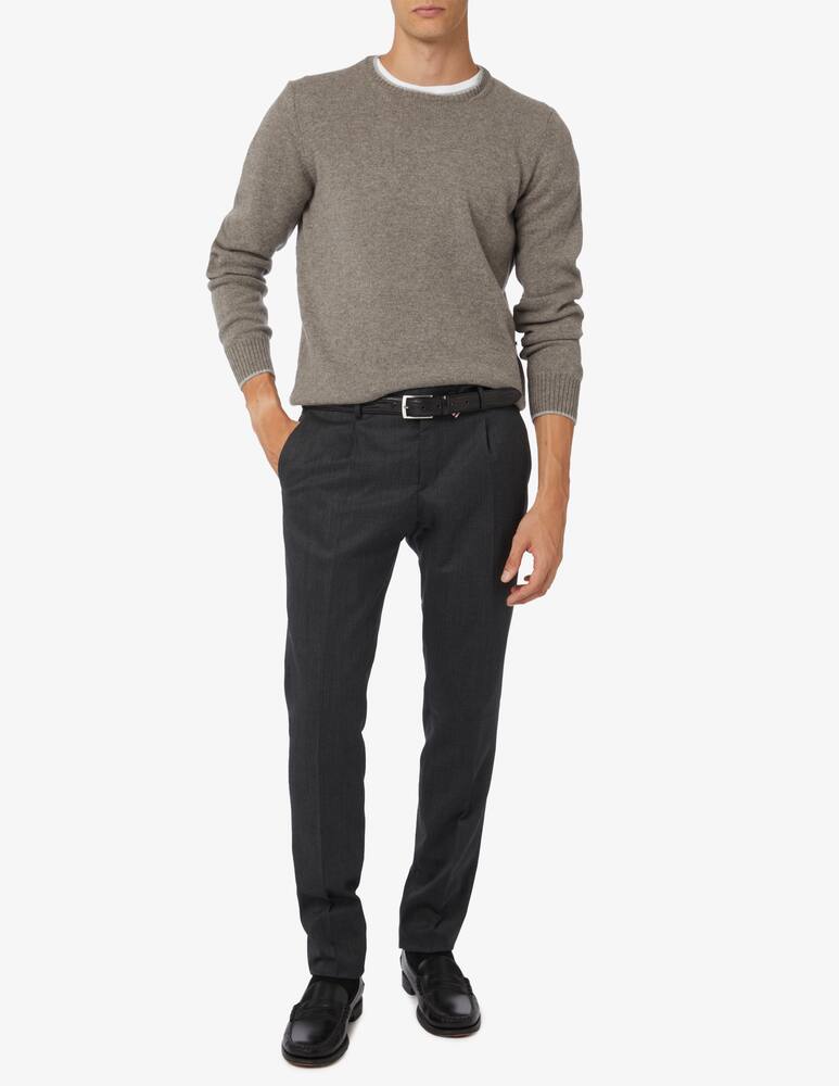 rinascente Gran Sasso Maglia girocollo geelong contrasto