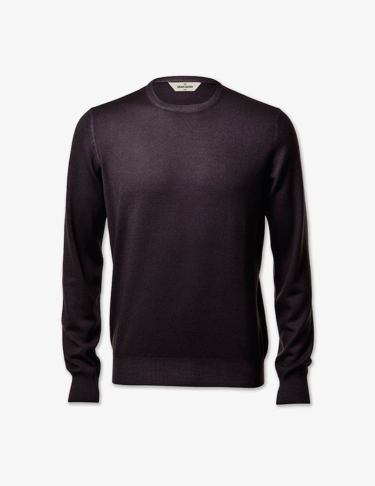 Gran Sasso Washed merino crewneck jumper - picture 1 Gran Sasso Washed merino crewneck jumper - picture 1