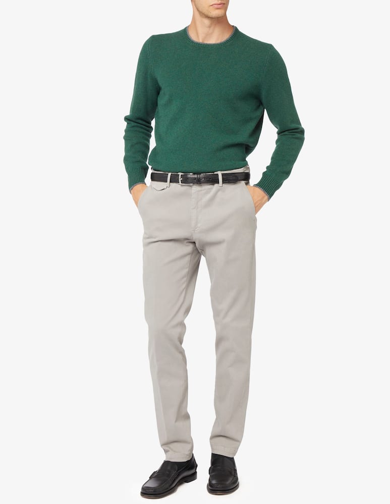 rinascente Gran Sasso Maglia girocollo geelong contrasto