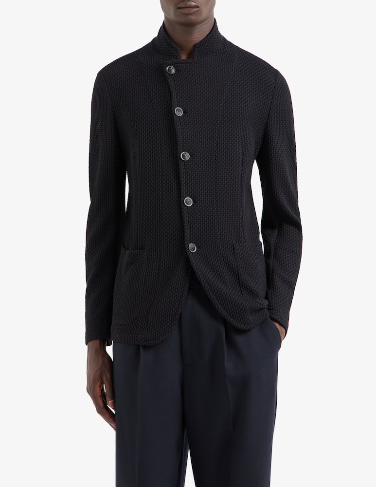 Emporio Armani Blazer diagonale chevron - immagine 1 Emporio Armani Blazer diagonale chevron - immagine 1