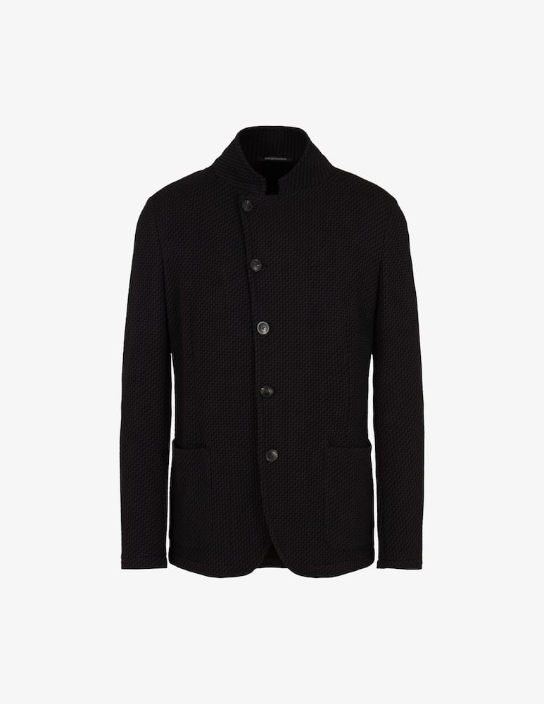 Emporio Armani Blazer diagonale chevron - immagine 3 Emporio Armani Blazer diagonale chevron - immagine 3