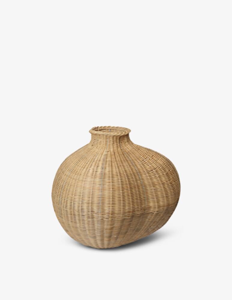 Ferm Living Bola Braided Floor Vase - Natural - picture 1 Ferm Living Bola Braided Floor Vase - Natural - picture 1