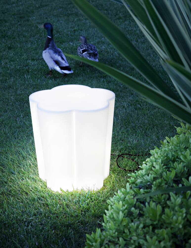 rinascente Alma Design Pepper Pouff/Side Table with Light