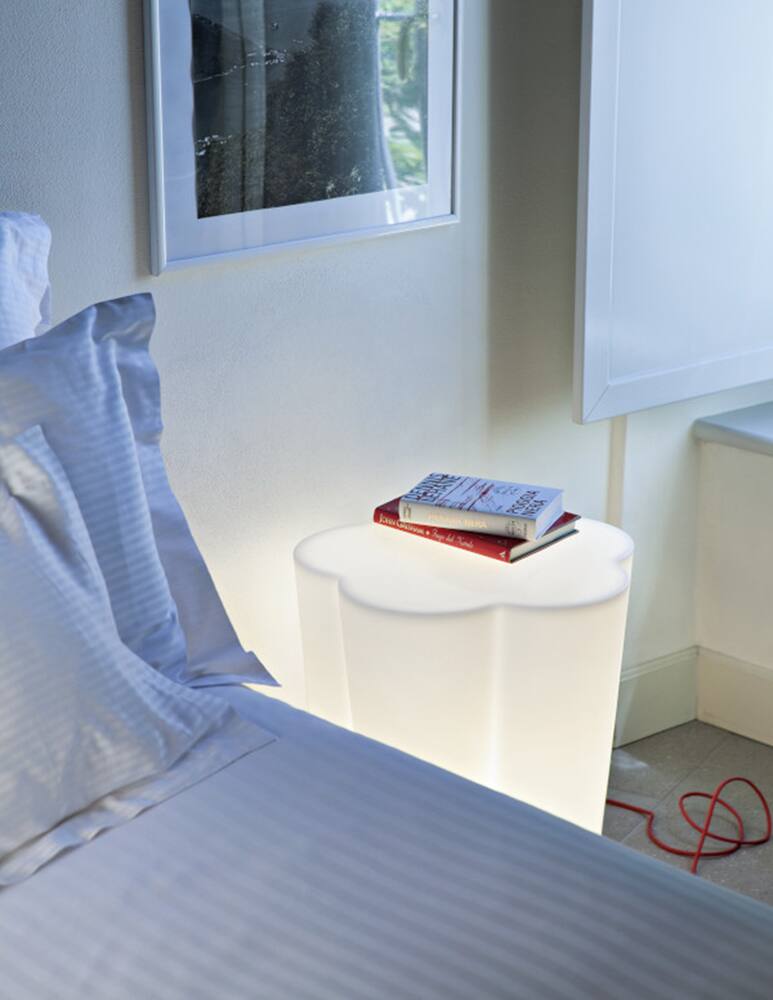 rinascente Alma Design Pepper Pouff/Side Table with Light