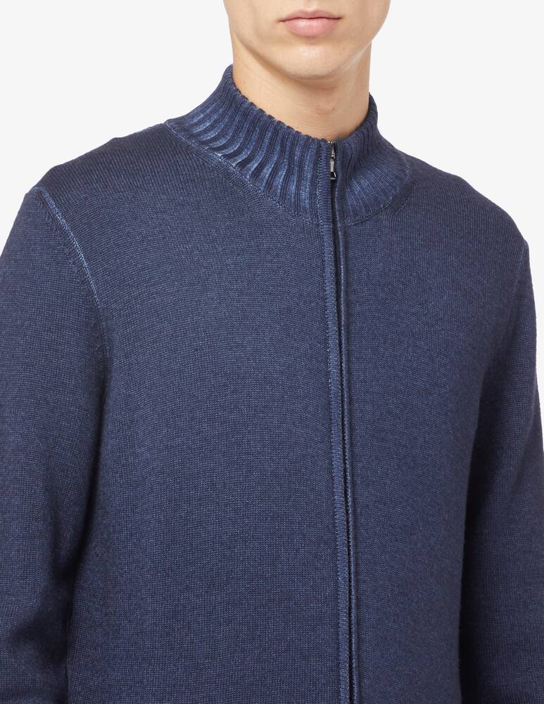 rinascente Ferrante Fin 7 washed merino wool zipped sweater