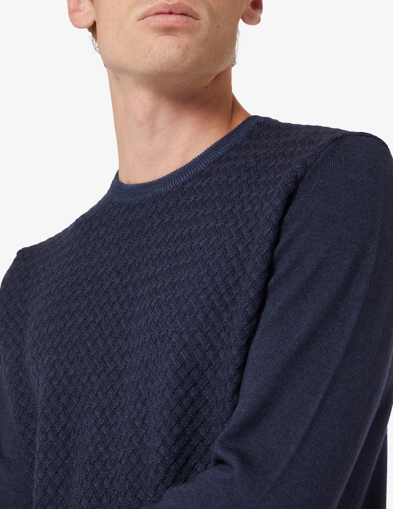 rinascente Ferrante Fin 12 washed wool sweater 