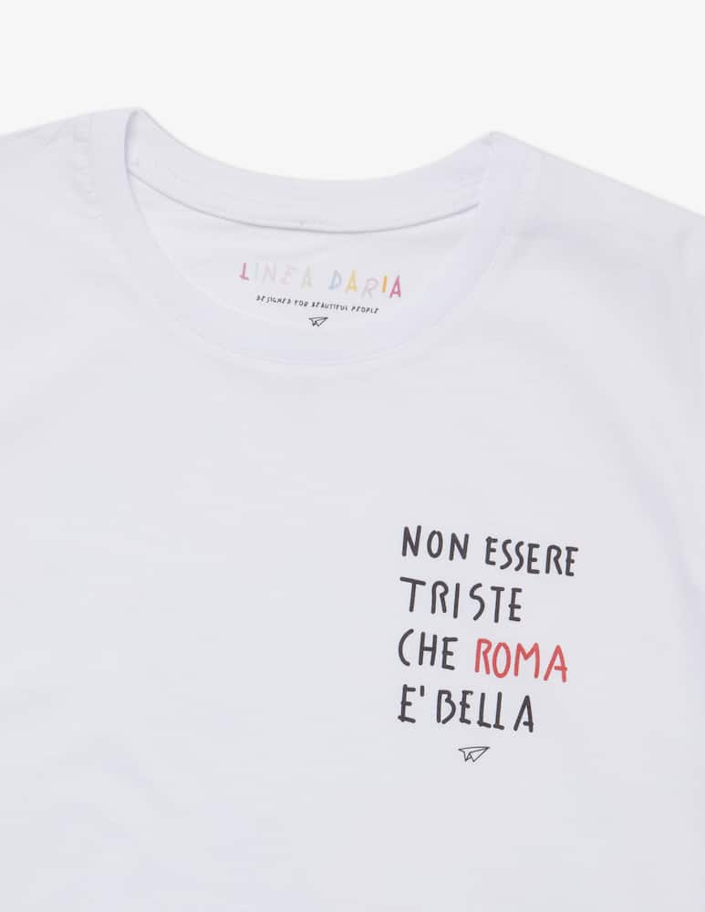 Linea Daria T-shirt Non essere triste che Roma è bella - immagine 3