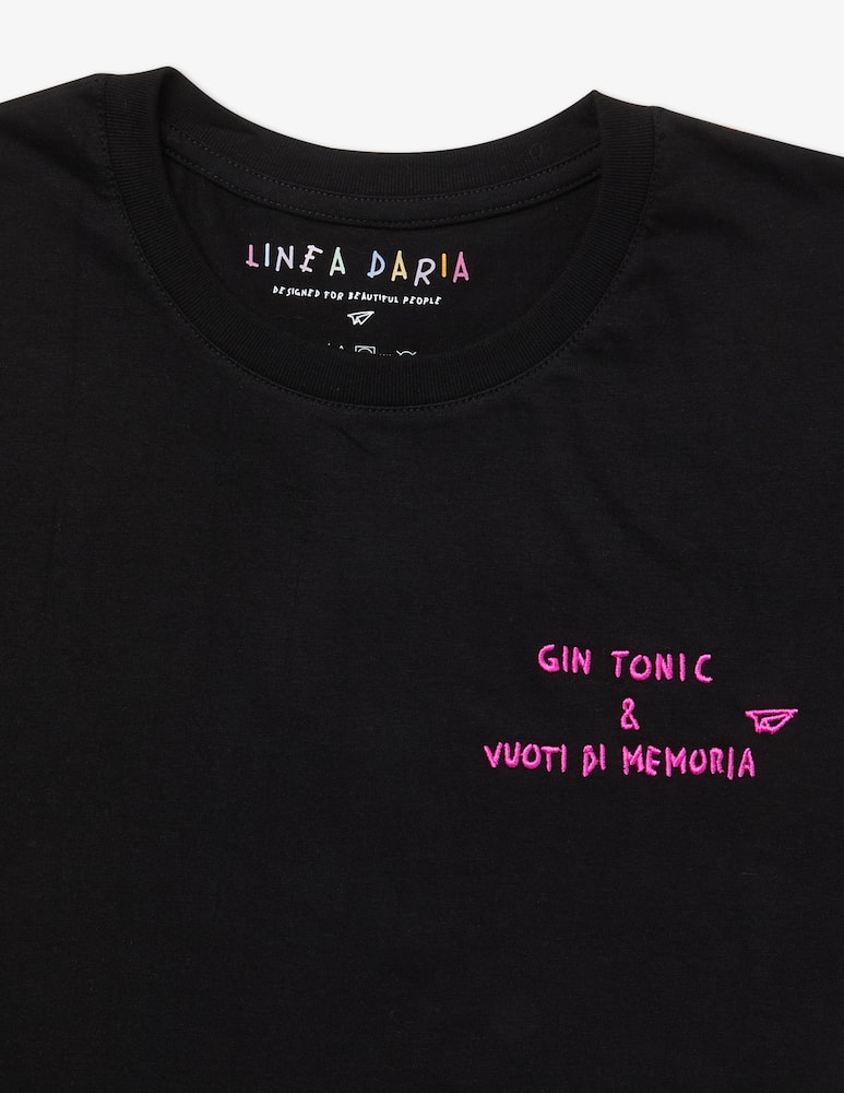 Linea Daria T-shirt Gin Tonic & Vuoti di Memoria - immagine 3 Linea Daria T-shirt Gin Tonic & Vuoti di Memoria - immagine 3