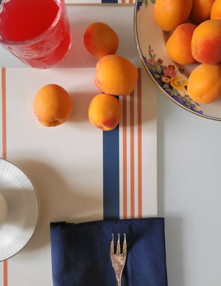 rinascente It's A Little Story Tovaglietta Stripes Lake 30X45