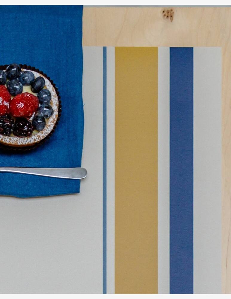 rinascente It's A Little Story Placemat Stripes Sail Boat