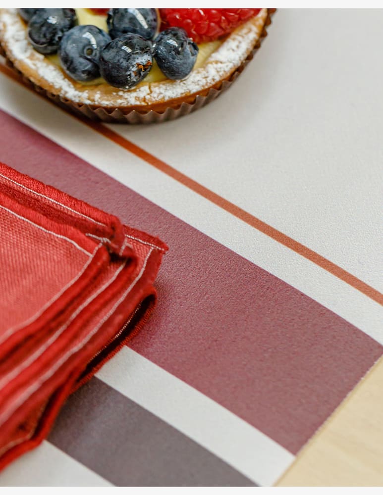 It's A Little Story Placemat Stripes Berries - picture 4 It's A Little Story Placemat Stripes Berries - picture 4