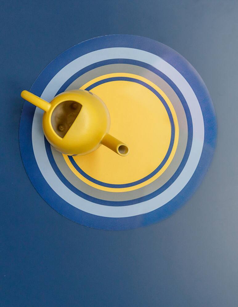 rinascente It's A Little Story Placemat Round Bluebottle