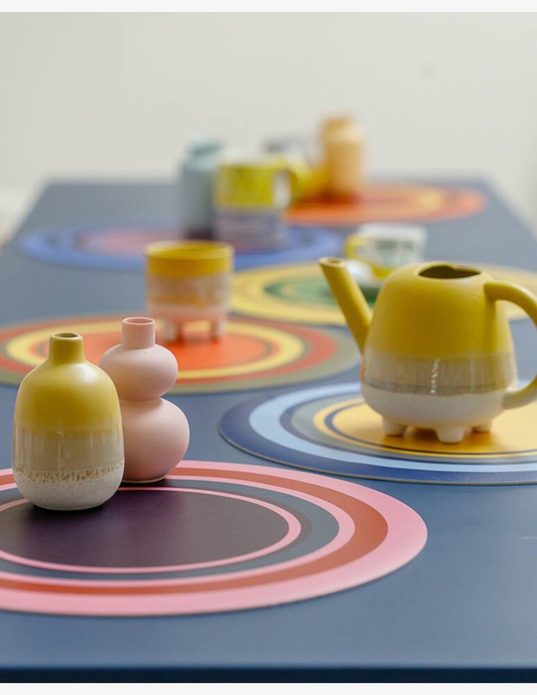 rinascente It's A Little Story Placemat Round Bluebottle