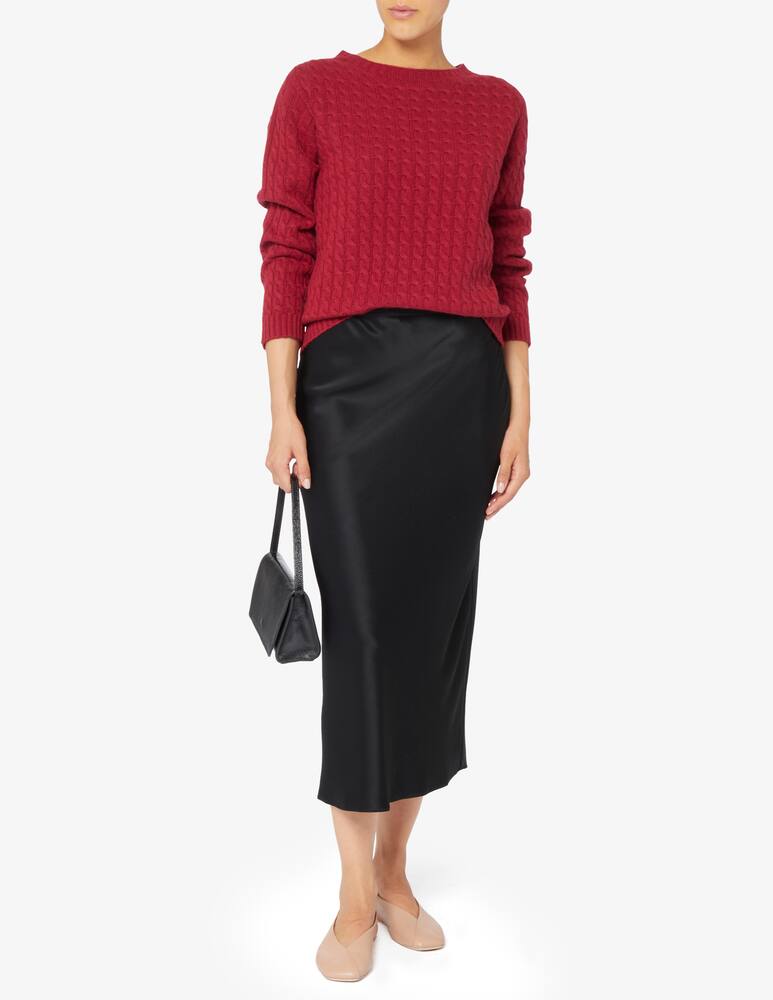 rinascente Elizabeth Ascot Boat neck sweater with braid