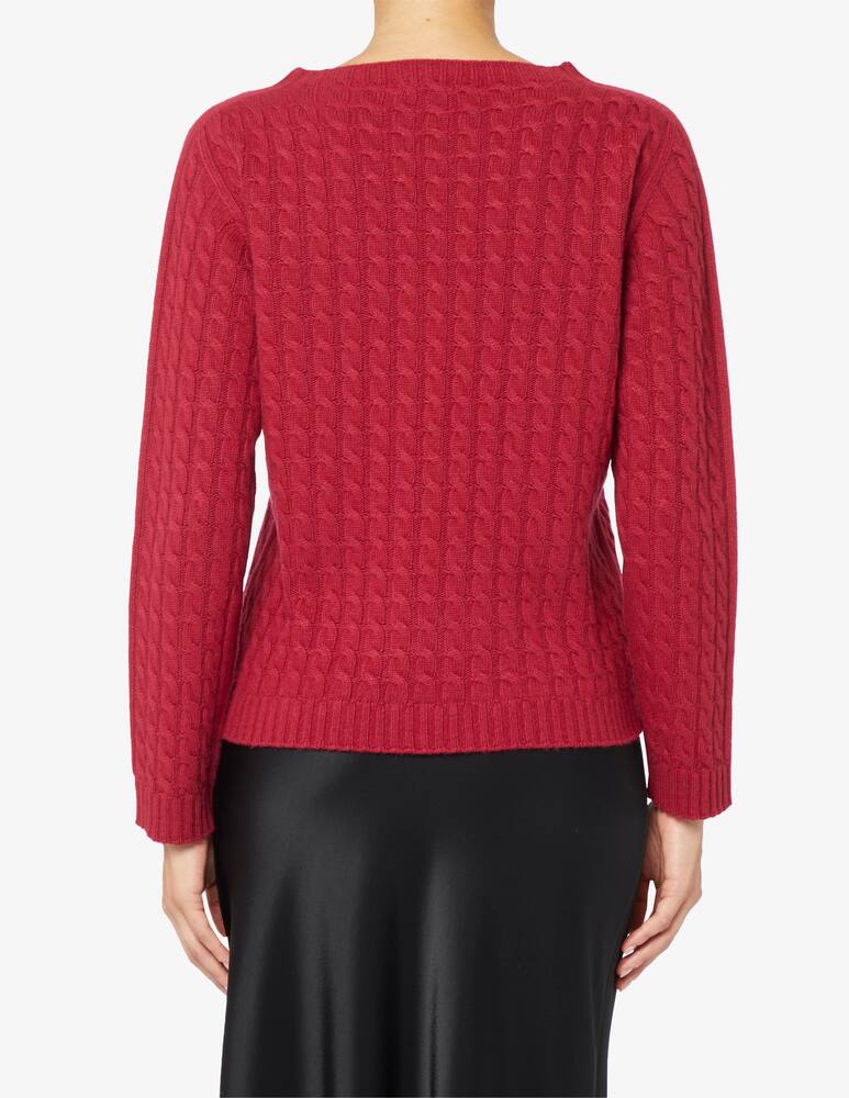 rinascente Elizabeth Ascot Boat neck sweater with braid