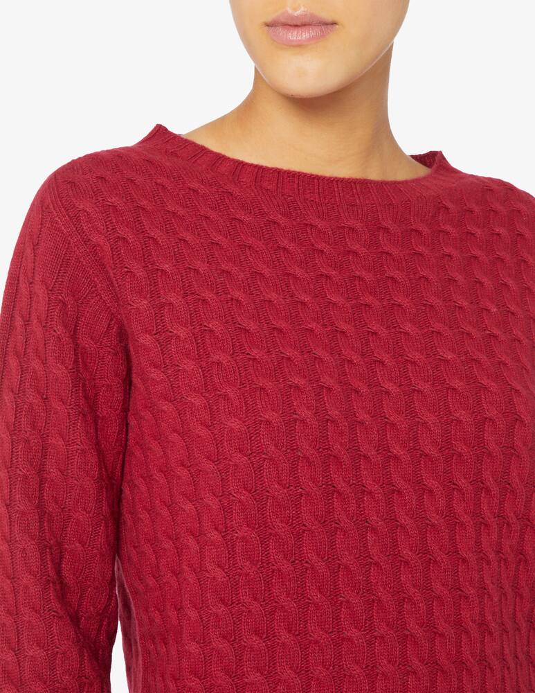 rinascente Elizabeth Ascot Boat neck sweater with braid