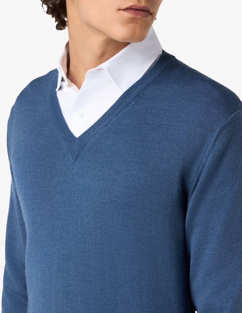 rinascente Rinascente Collection Maglia collo v in lata seta e cashmere