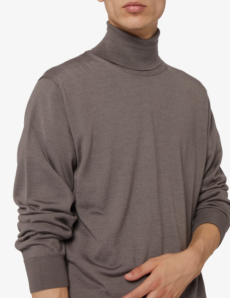 Rinascente Collection Maglia dolcevita in lana seta e cashmere f16 - immagine 4