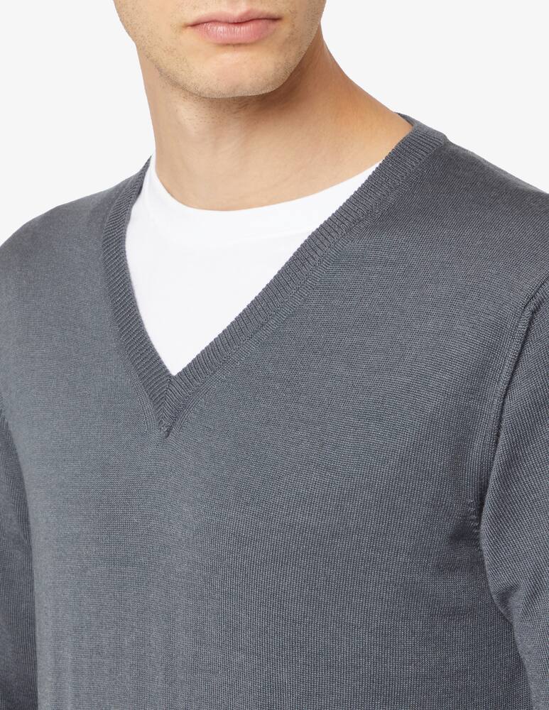 rinascente Rinascente Collection V neck wool silk and cashmere jumper