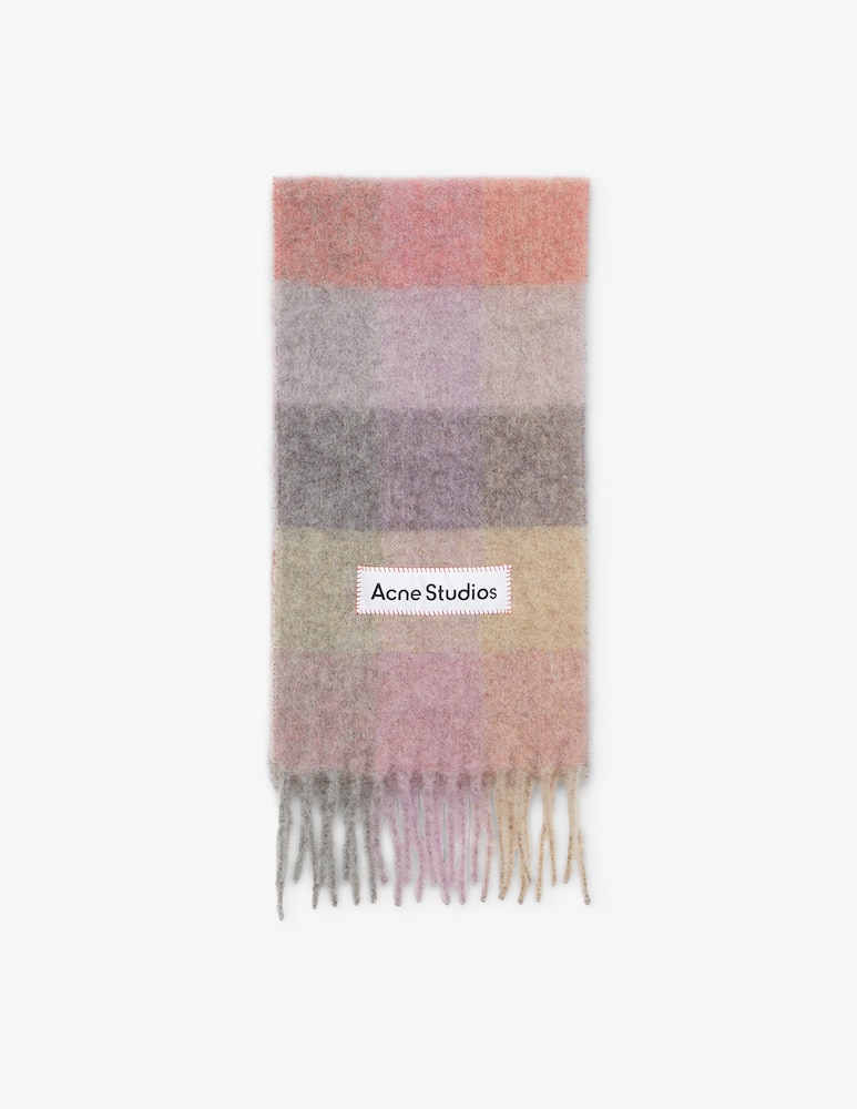 Acne Studios Sciarpa in mohair check - immagine 1 Acne Studios Sciarpa in mohair check - immagine 1