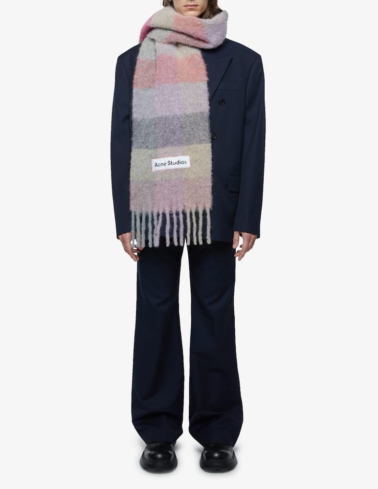 Acne Studios Sciarpa in mohair check - immagine 2 Acne Studios Sciarpa in mohair check - immagine 2