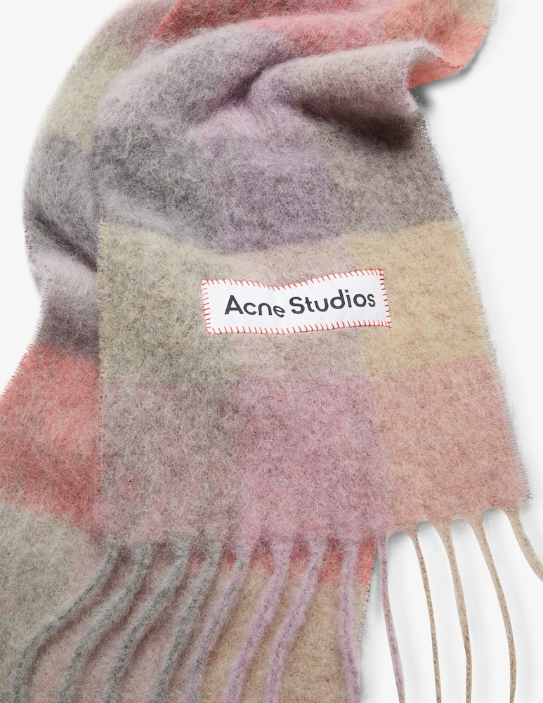 Acne Studios Sciarpa in mohair check - immagine 3 Acne Studios Sciarpa in mohair check - immagine 3
