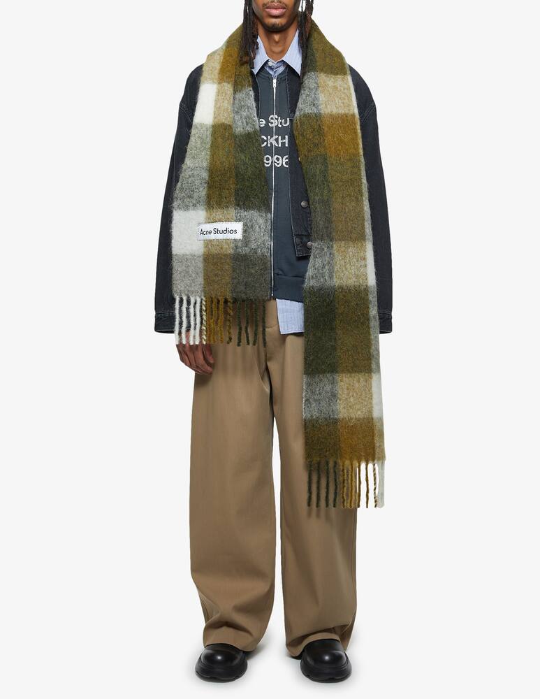rinascente Acne Studios Sciarpa in mohair check