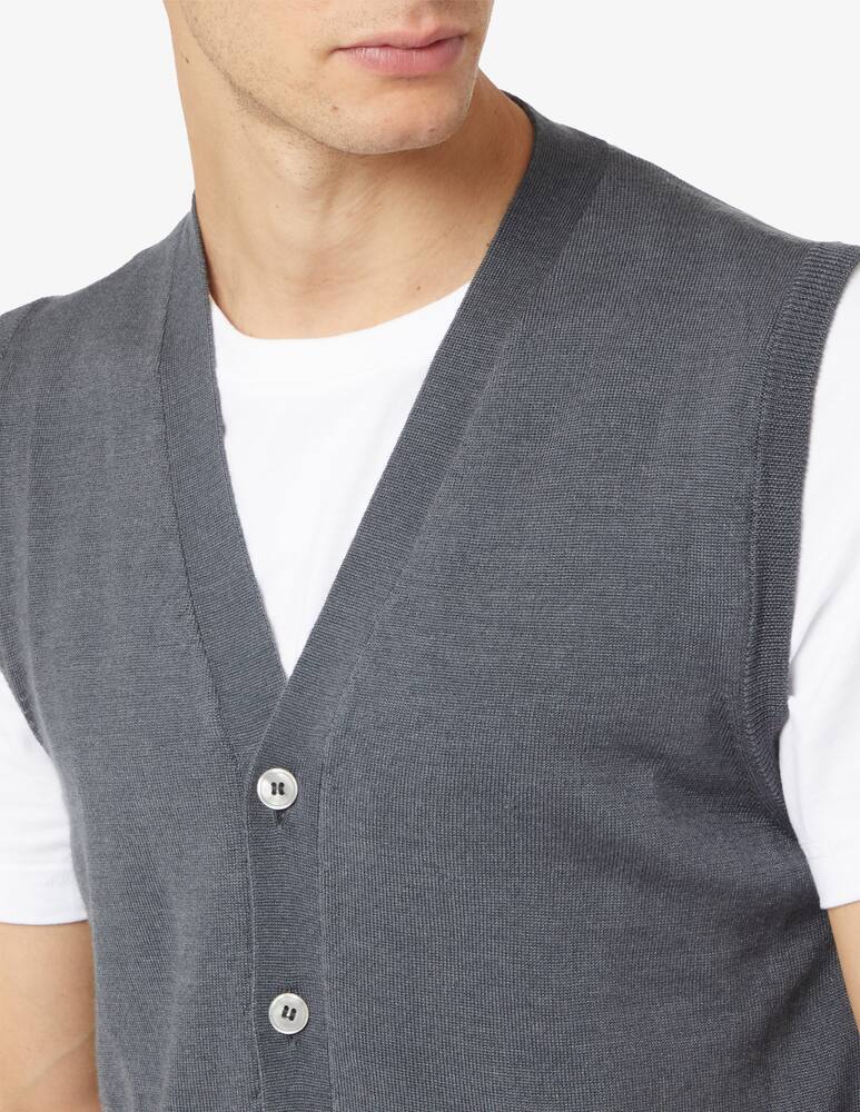 rinascente Rinascente Collection Gilet collo v in lana seta e cashmere f16