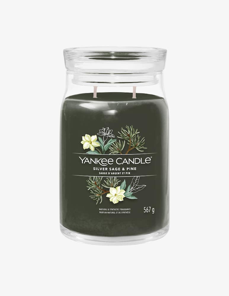 Yankee Candle Signature Large Jar Silver Sage/Pine - picture 1 Yankee Candle Signature Large Jar Silver Sage/Pine - picture 1