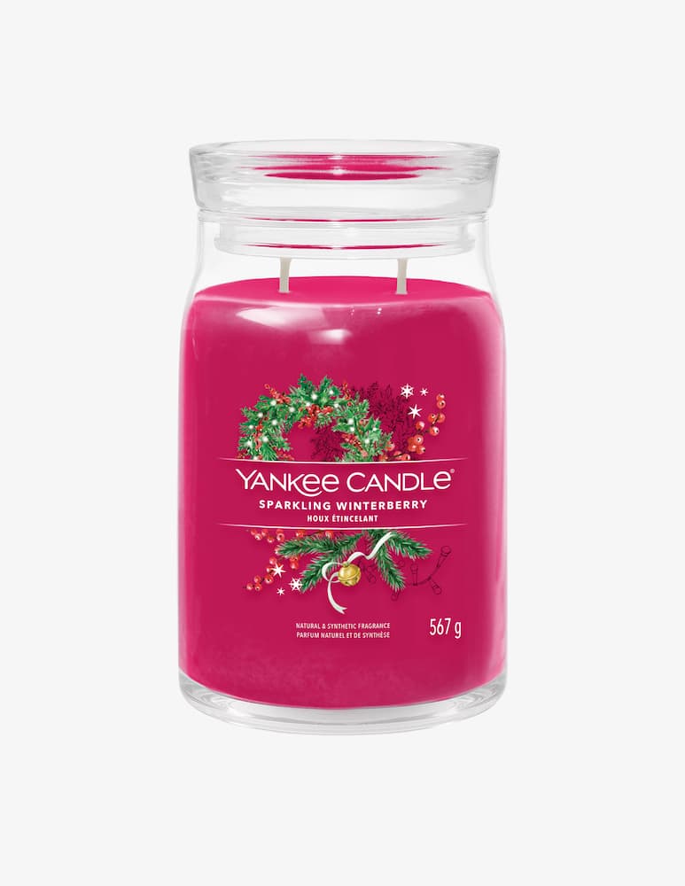 Yankee Candle Signature Large Jar Sparkling Winterberry - picture 1 Yankee Candle Signature Large Jar Sparkling Winterberry - picture 1