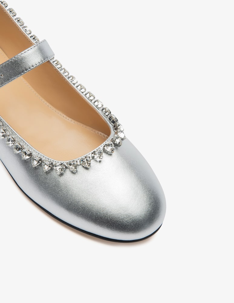 Mach & Mach Ballerine Audrey in pelle - immagine 3 Mach & Mach Ballerine Audrey in pelle - immagine 3