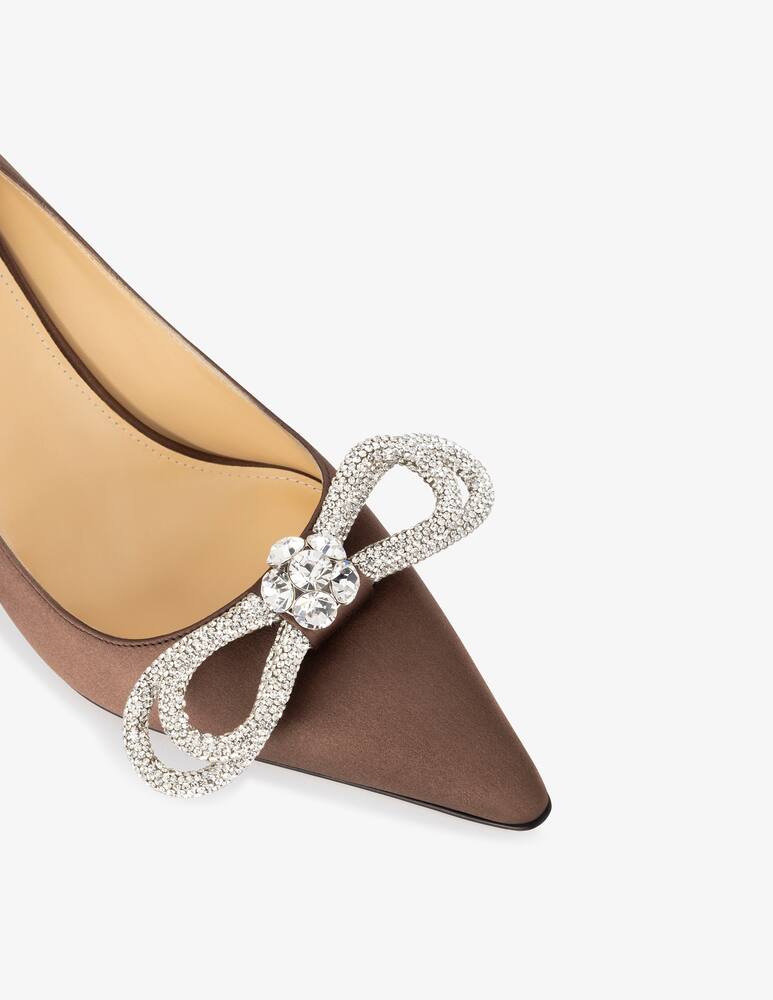 rinascente Mach & Mach Décolleté in raso con doppio fiocco