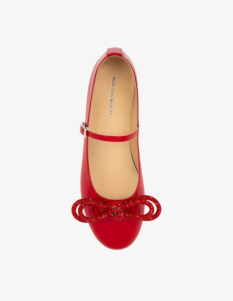 rinascente Mach & Mach Ballerine in vernice con doppio fiocco