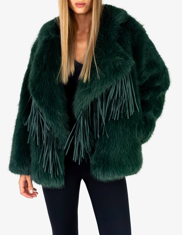 Le Volière Oversized fauxfur fringes jacket - picture 1 Le Volière Oversized fauxfur fringes jacket - picture 1