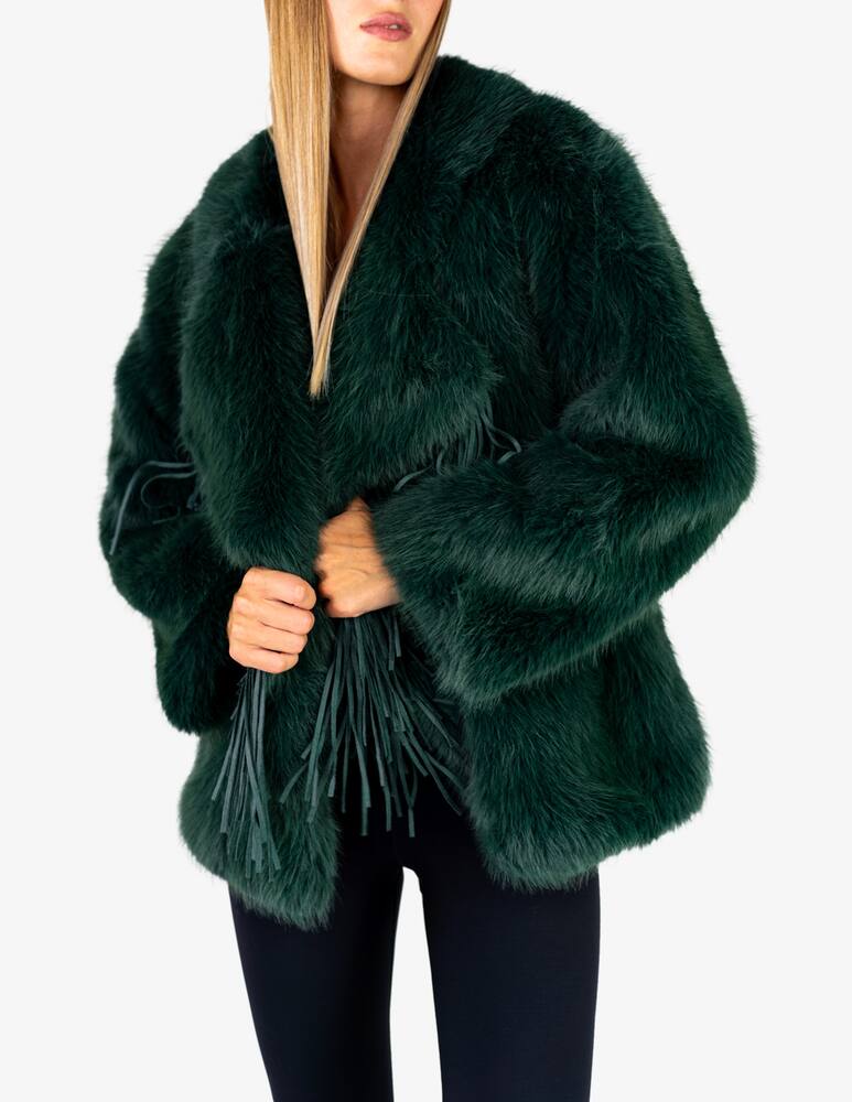 Le Volière Oversized fauxfur fringes jacket - picture 2 Le Volière Oversized fauxfur fringes jacket - picture 2