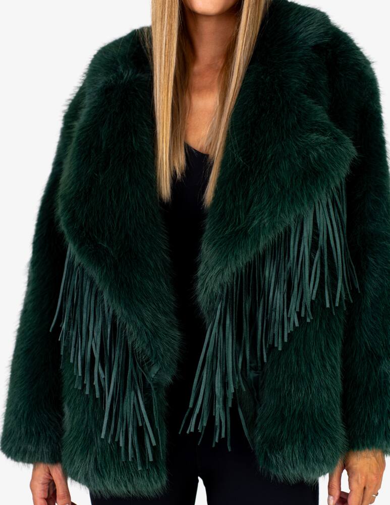 Le Volière Oversized fauxfur fringes jacket - picture 4 Le Volière Oversized fauxfur fringes jacket - picture 4