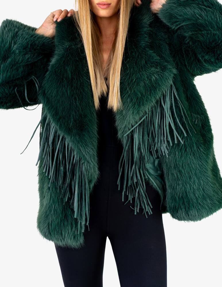 Le Volière Oversized fauxfur fringes jacket - picture 5 Le Volière Oversized fauxfur fringes jacket - picture 5