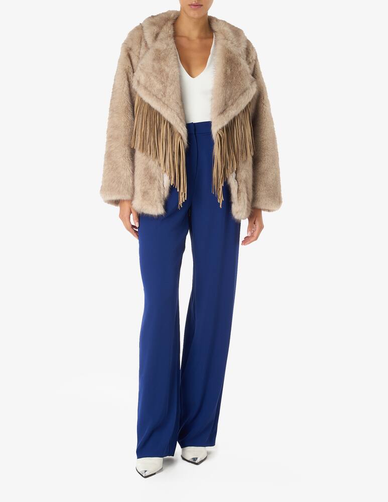 rinascente Le Volière Giacca oversized in pelliccia sintetica