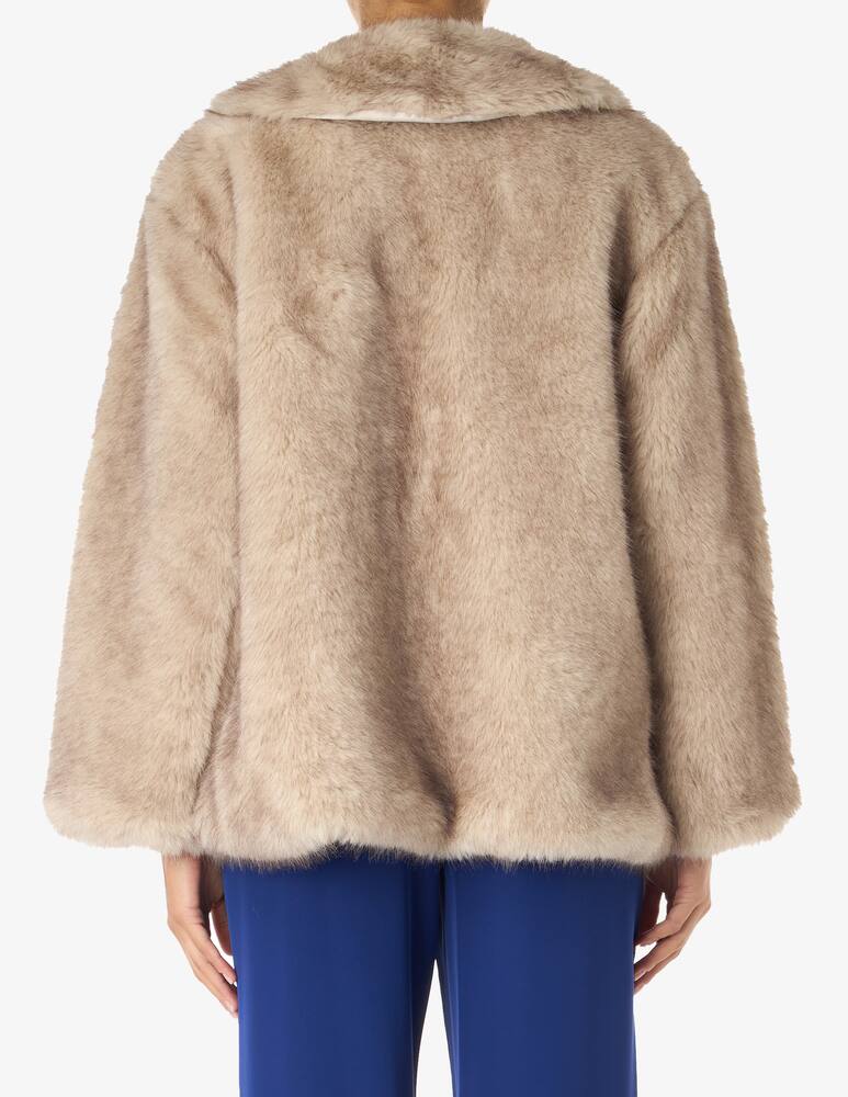 rinascente Le Volière Giacca oversized in pelliccia sintetica