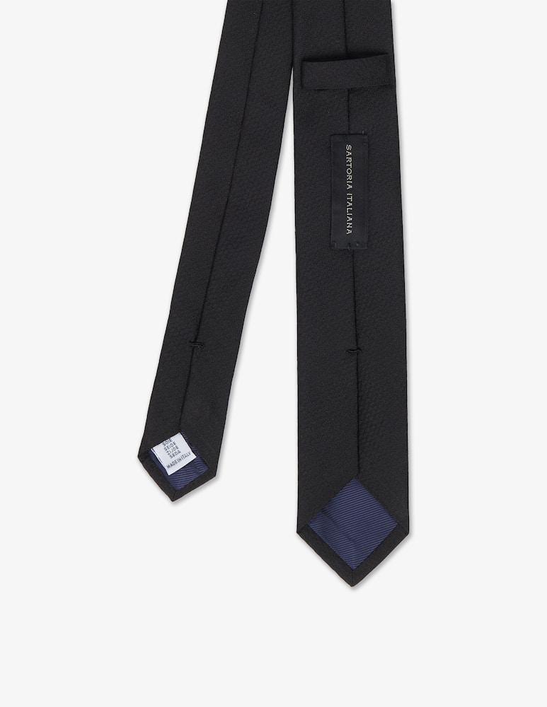 Sartoria Italiana Cravatta micro fantasia tinta unita 6 - immagine 2 Sartoria Italiana Cravatta micro fantasia tinta unita 6 - immagine 2