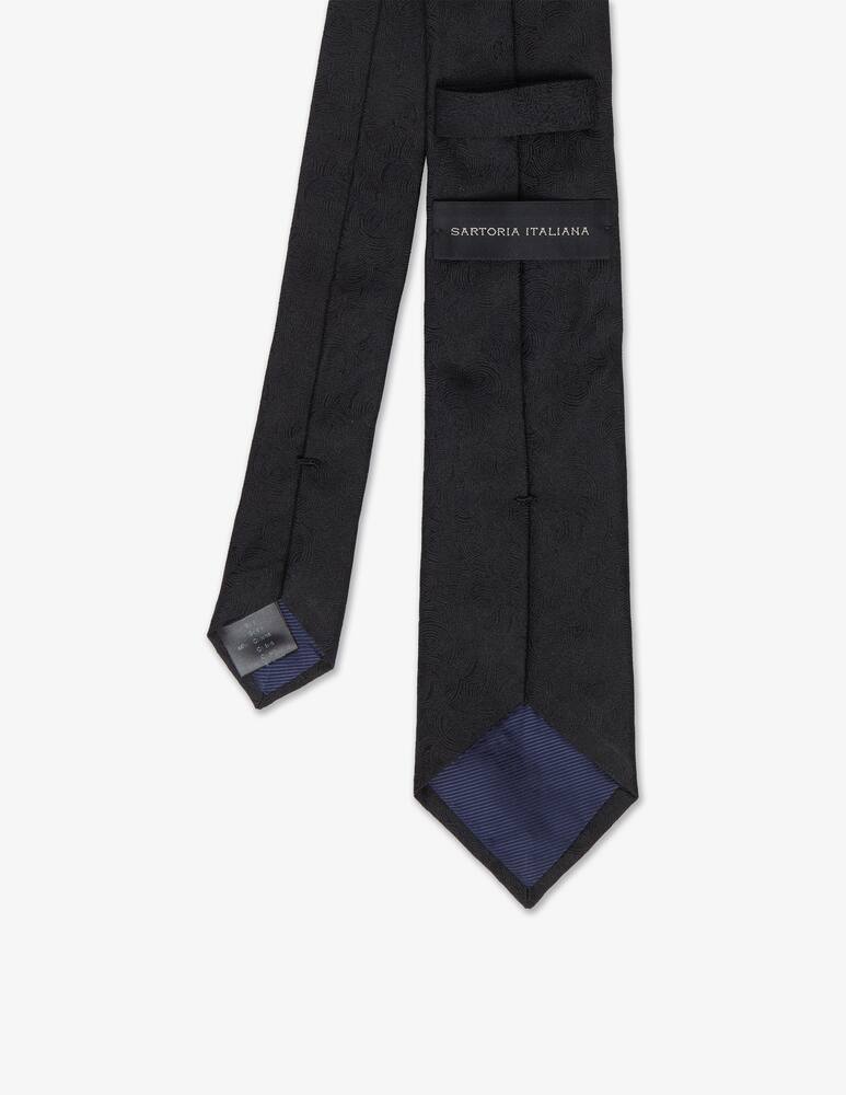 Sartoria Italiana Cravatta micro fantasia tinta unita 7,5 - immagine 2 Sartoria Italiana Cravatta micro fantasia tinta unita 7,5 - immagine 2