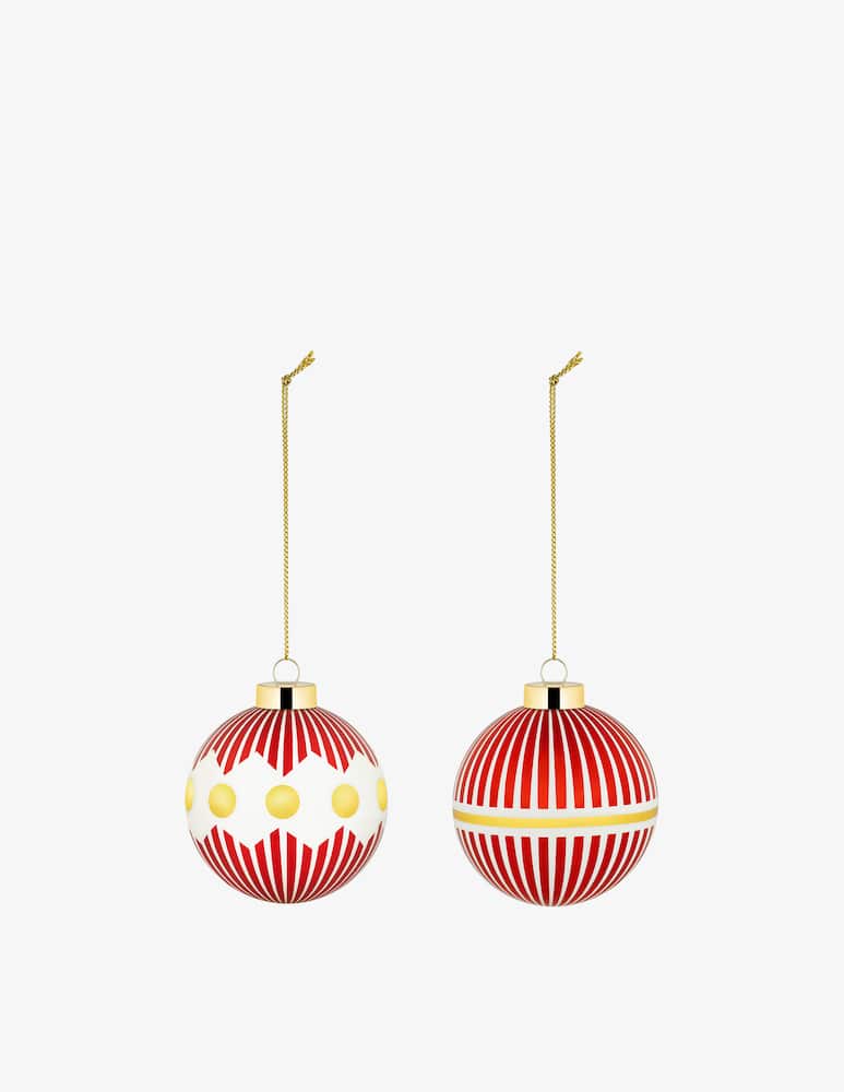 Alessi Delight Christmas bauble set 2pcs - picture 1 Alessi Delight Christmas bauble set 2pcs - picture 1