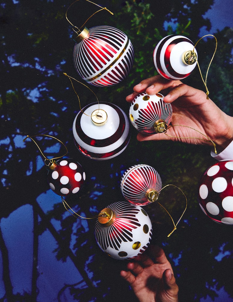 Alessi Delight Christmas bauble set 2pcs - picture 2 Alessi Delight Christmas bauble set 2pcs - picture 2