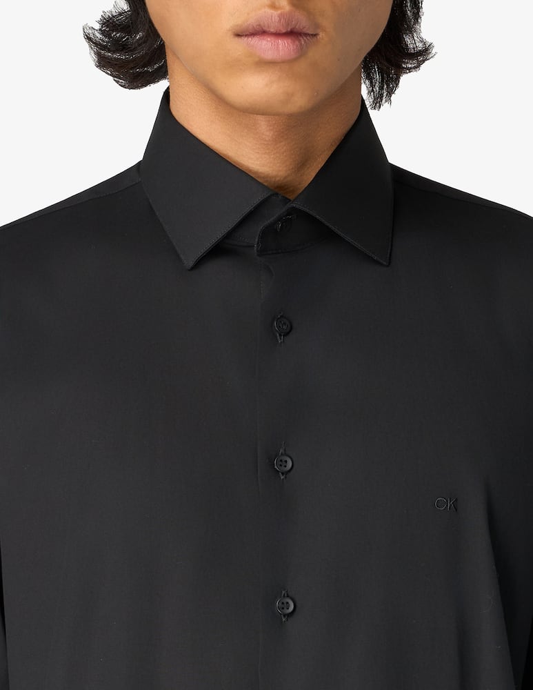 rinascente Calvin Klein Poplin stretch regular fitted shirt