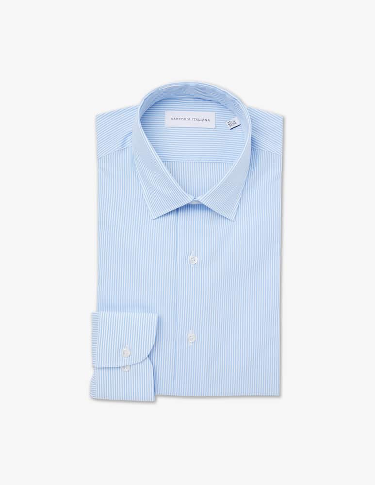 Sartoria Italiana Camicia modern popeline bastoncino - immagine 1 Sartoria Italiana Camicia modern popeline bastoncino - immagine 1
