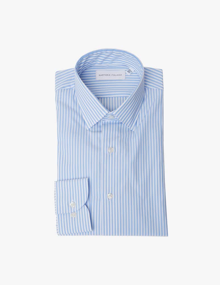 Sartoria Italiana Camicia regular popeline bastoncino - immagine 1 Sartoria Italiana Camicia regular popeline bastoncino - immagine 1