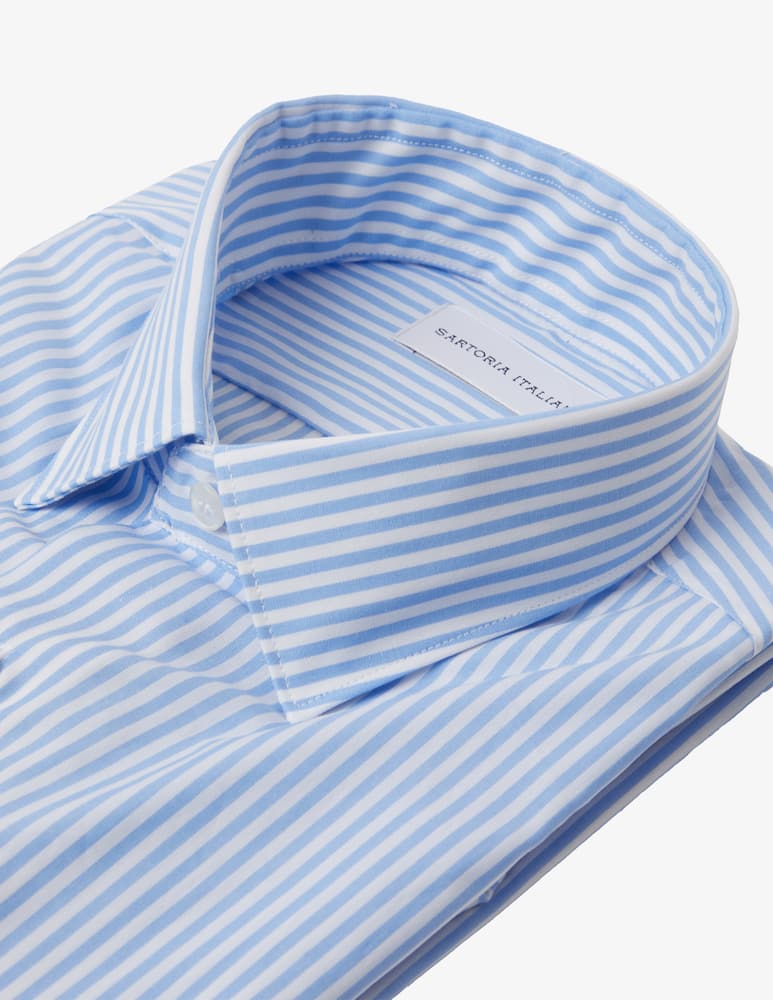 Sartoria Italiana Camicia regular popeline bastoncino - immagine 2 Sartoria Italiana Camicia regular popeline bastoncino - immagine 2