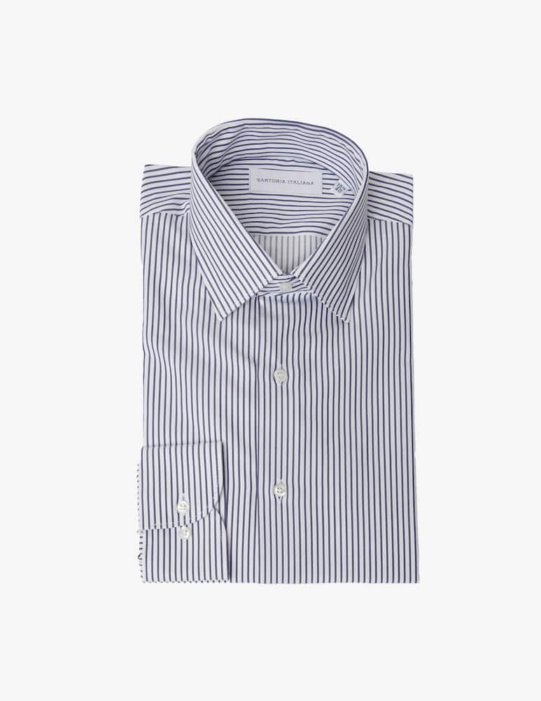 Sartoria Italiana Camicia regular twill riga - immagine 1 Sartoria Italiana Camicia regular twill riga - immagine 1