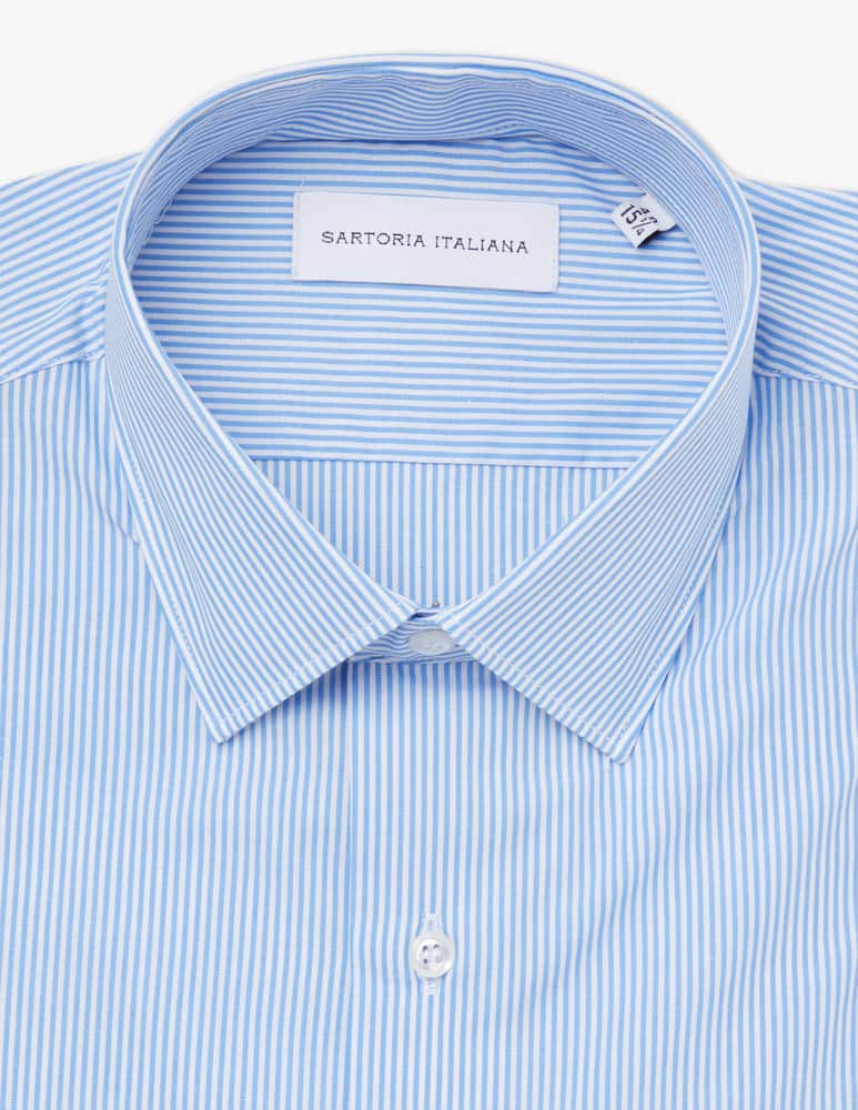 Sartoria Italiana Camicia modern popeline rigata - immagine 2 Sartoria Italiana Camicia modern popeline rigata - immagine 2