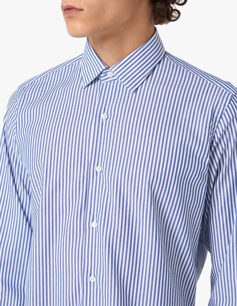 rinascente Sartoria Italiana Modern poplin stick shirt
